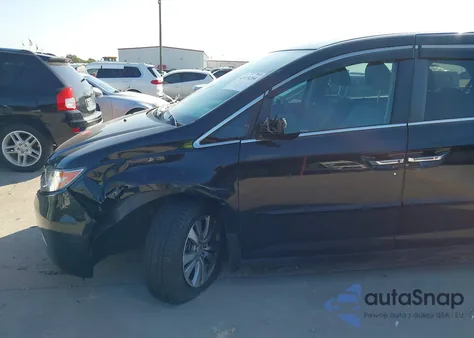 2015 Honda Odyssey Ex-L из США, поврежденный, VIN 5FNRL5H66FB124935